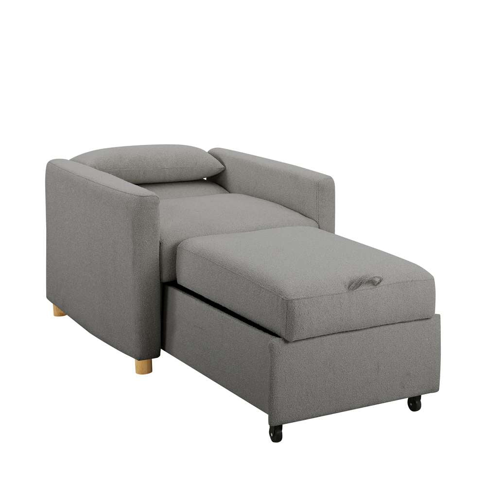 Serta - Anja Convertible Chair, Grey by Lifestyle Solutions - 111A007GRY veiw 5