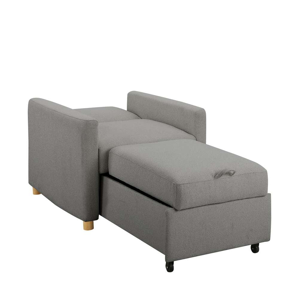 Serta - Anja Convertible Chair, Grey by Lifestyle Solutions - 111A007GRY veiw 6
