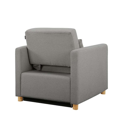 Serta - Anja Convertible Chair, Grey by Lifestyle Solutions - 111A007GRY veiw 7