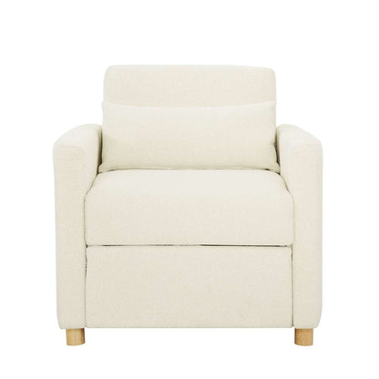 Serta - Anja Convertible Chair, Ivory by Lifestyle Solutions - 111A007IVO veiw 3