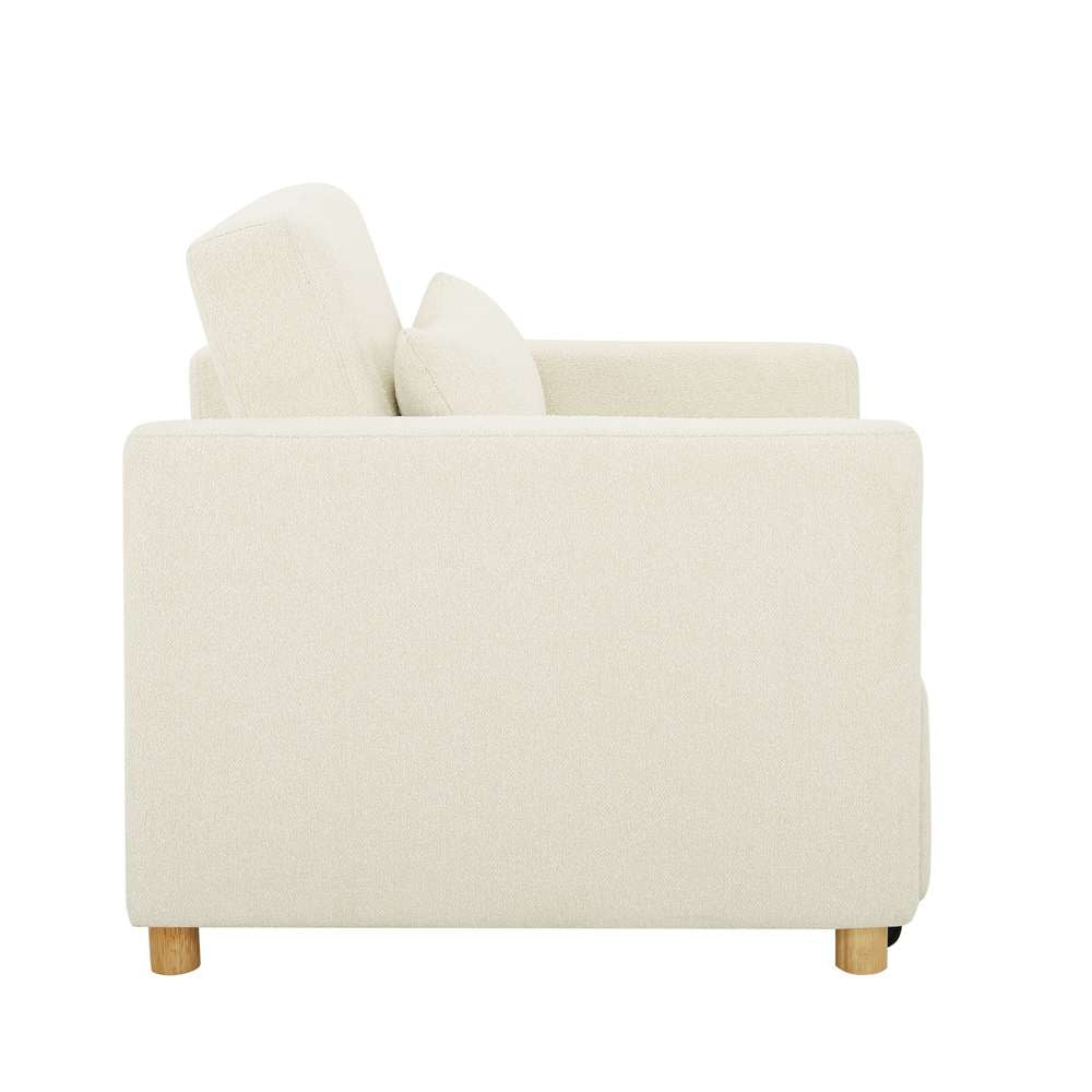 Serta - Anja Convertible Chair, Ivory by Lifestyle Solutions - 111A007IVO veiw 4