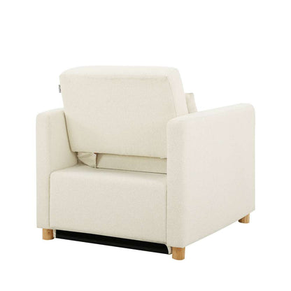 Serta - Anja Convertible Chair, Ivory by Lifestyle Solutions - 111A007IVO veiw 7