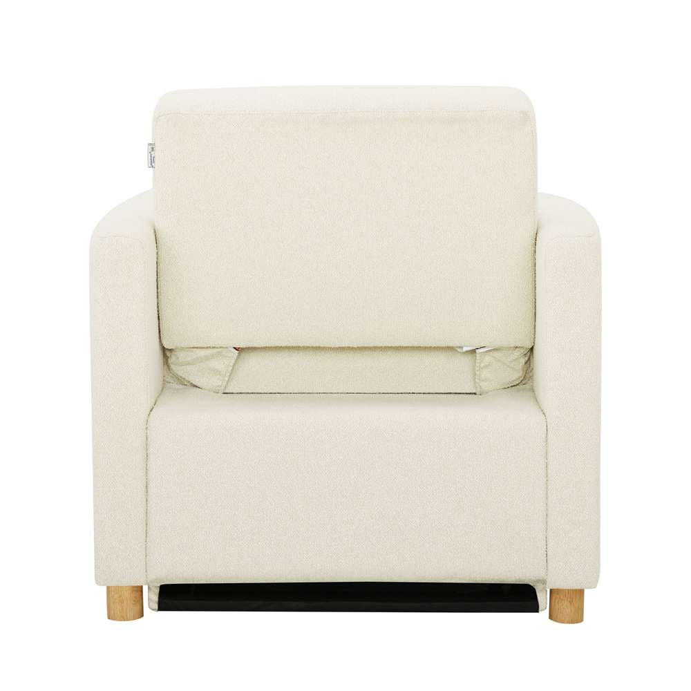 Serta - Anja Convertible Chair, Ivory by Lifestyle Solutions - 111A007IVO veiw 8