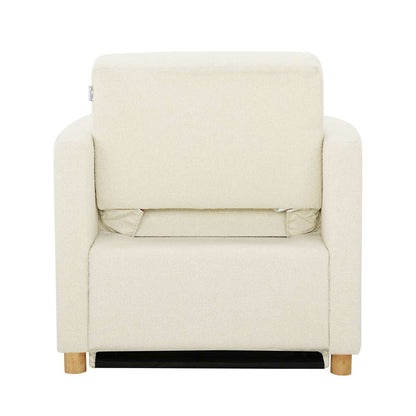 Serta - Anja Convertible Chair, Ivory by Lifestyle Solutions - 111A007IVO veiw 8