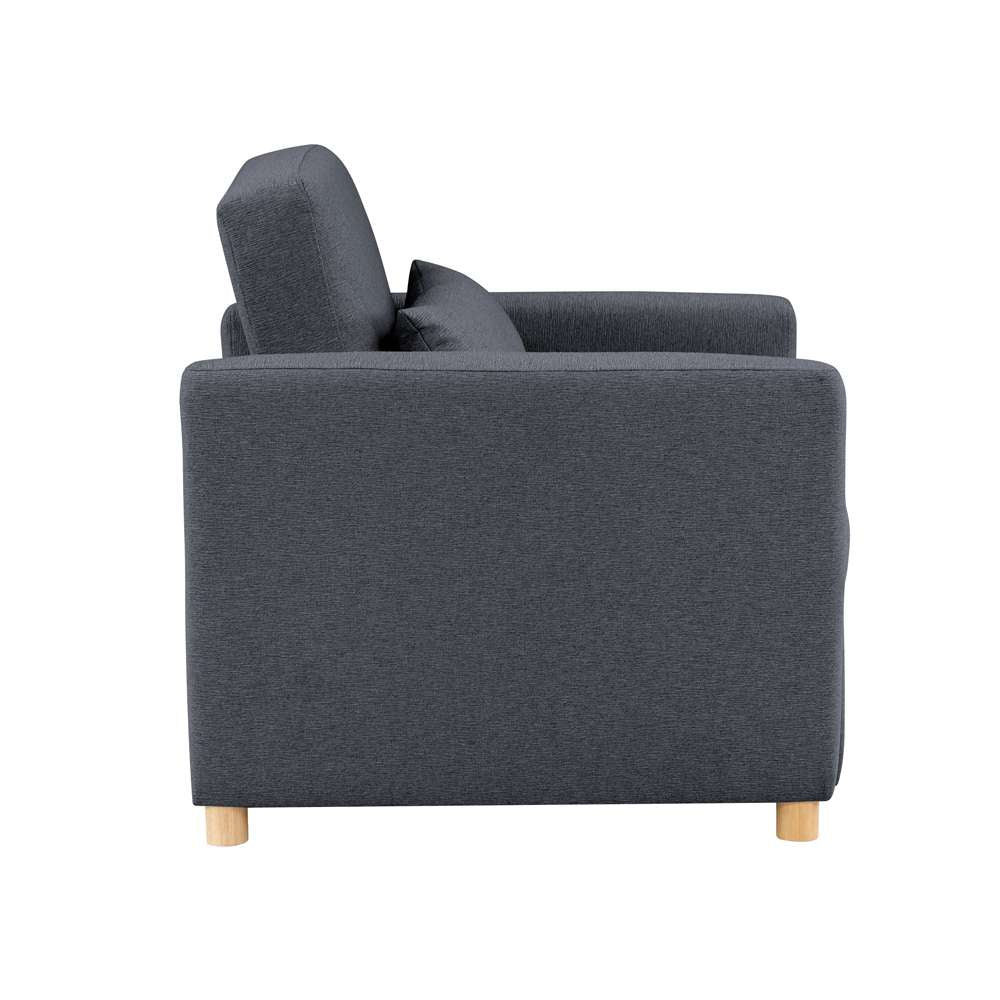 Serta - Anja Convertible Chair, Navy by Lifestyle Solutions - 111A007NVY veiw 6