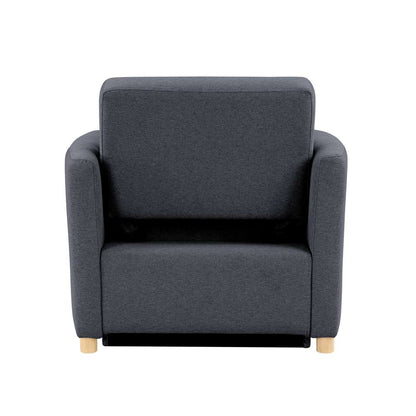 Serta - Anja Convertible Chair, Navy by Lifestyle Solutions - 111A007NVY veiw 7