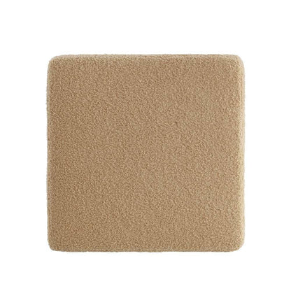 Linon Home Decor - Blanche Fabric Square Ottoman Tan - ST013TAN01ASU veiw 3