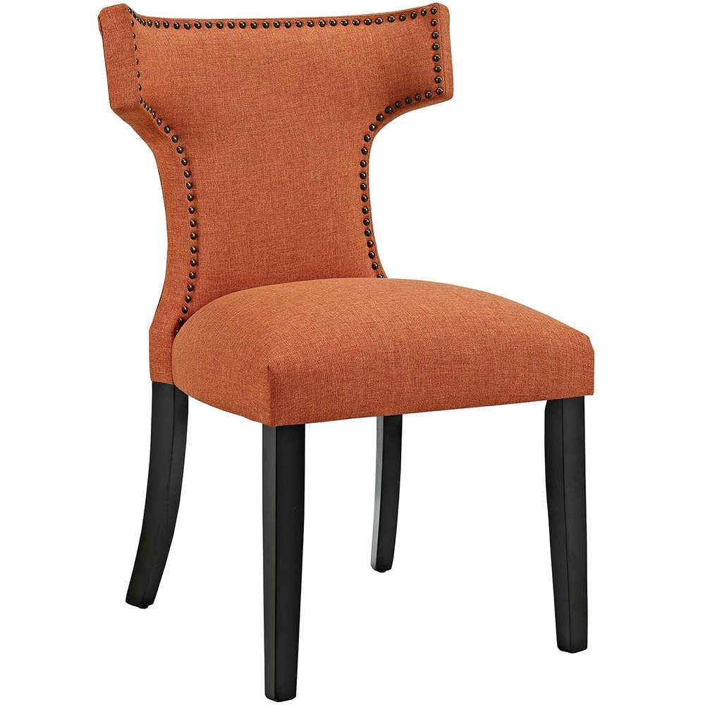 Modway - Curve Fabric Dining Chair - EEI-2221-ORA veiw 1