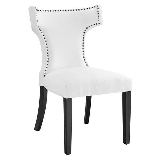 Modway - Curve Fabric Dining Chair - EEI-2221-WHI veiw 1