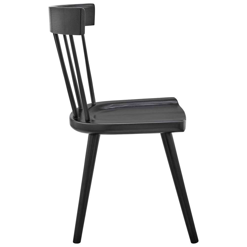 Modway - Sutter Wood Dining Side Chair - EEI-4650-BLK veiw 4