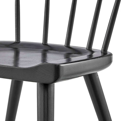 Modway - Sutter Wood Dining Side Chair - EEI-4650-BLK veiw 6