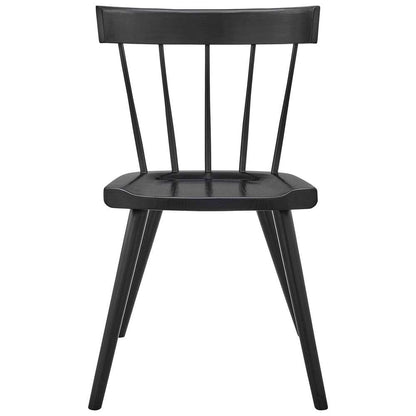 Modway - Sutter Wood Dining Side Chair (Set of 2) - EEI-6082-BLK veiw 4