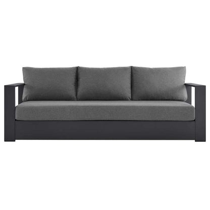 Modway - Tahoe Outdoor Patio Powder-Coated Aluminum Sofa - EEI-5676-GRY-CHA veiw 6
