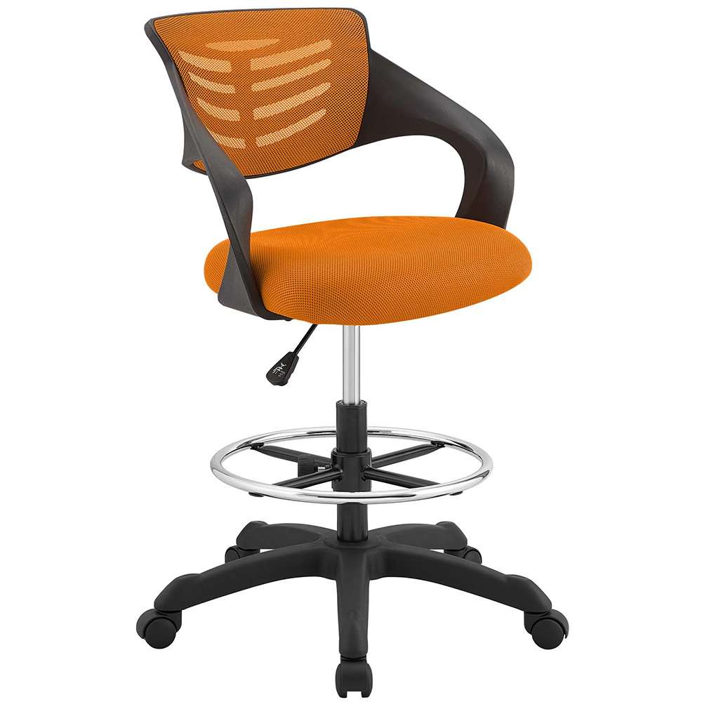 Modway - Thrive Mesh Drafting Chair - EEI-3040-ORA veiw 1