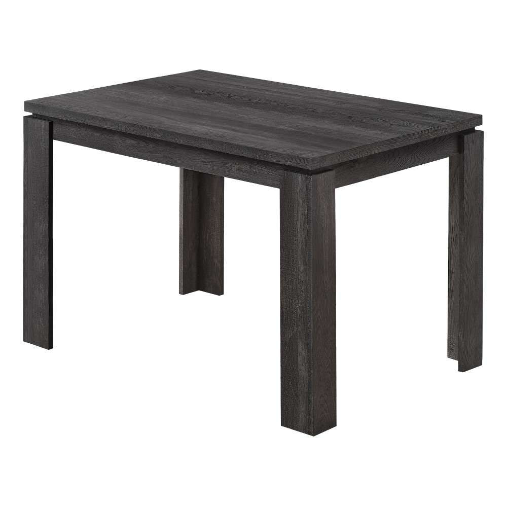 Monarch Specialties - Dining Table, 48in Rectangular, Small, Kitchen, Dining Room, Laminate, Black, Contemporary, Modern - I-1166 veiw 1