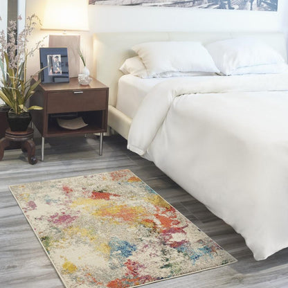 Nourison - Celestial CES12 Multicolor 3x5 Colorful Area Rug - CES12-99446801012 veiw 2