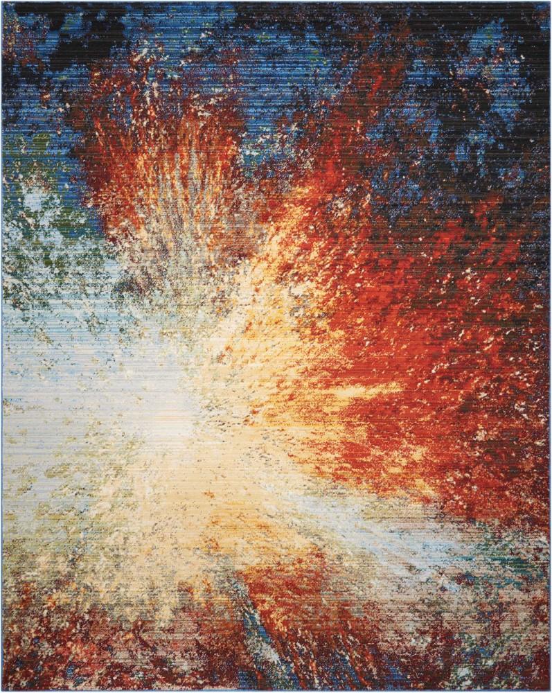 Nourison - Chroma CRM02 Red Multicolor 86in x 116in Oversized Rug - CRM02-99446378231_CLOSEOUT veiw 1