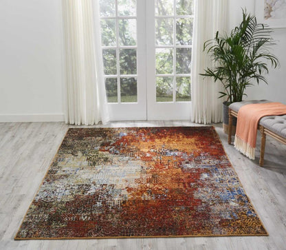Nourison - Chroma CRM03 Multicolor 56in x 8 Area Rug - CRM03-99446378705_CLOSEOUT veiw 2