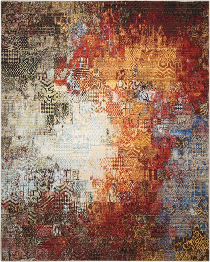 Nourison - Chroma CRM03 Multicolor 79in x 99in Large Rug - CRM03-99446378712_CLOSEOUT veiw 1