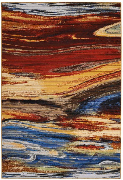 Nourison - Chroma CRM04 Multicolor 4x6 Area Rug - CRM04-99446378781_CLOSEOUT veiw 1