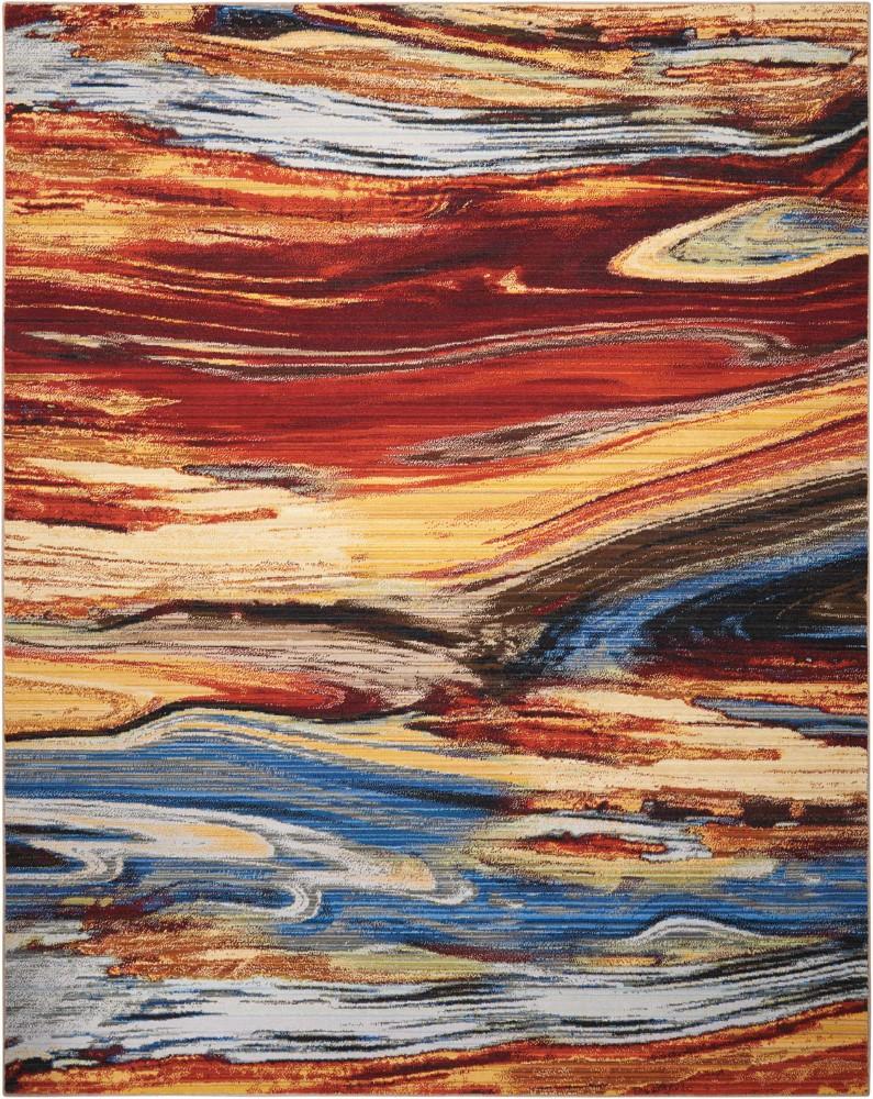 Nourison - Chroma CRM04 Multicolor 79in x 99in Large Rug - CRM04-99446378767_CLOSEOUT veiw 1