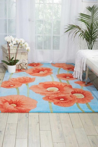 Nourison - Contour CON79 Blue 36in x 56in Area Rug - CON79-99446263131 veiw 2