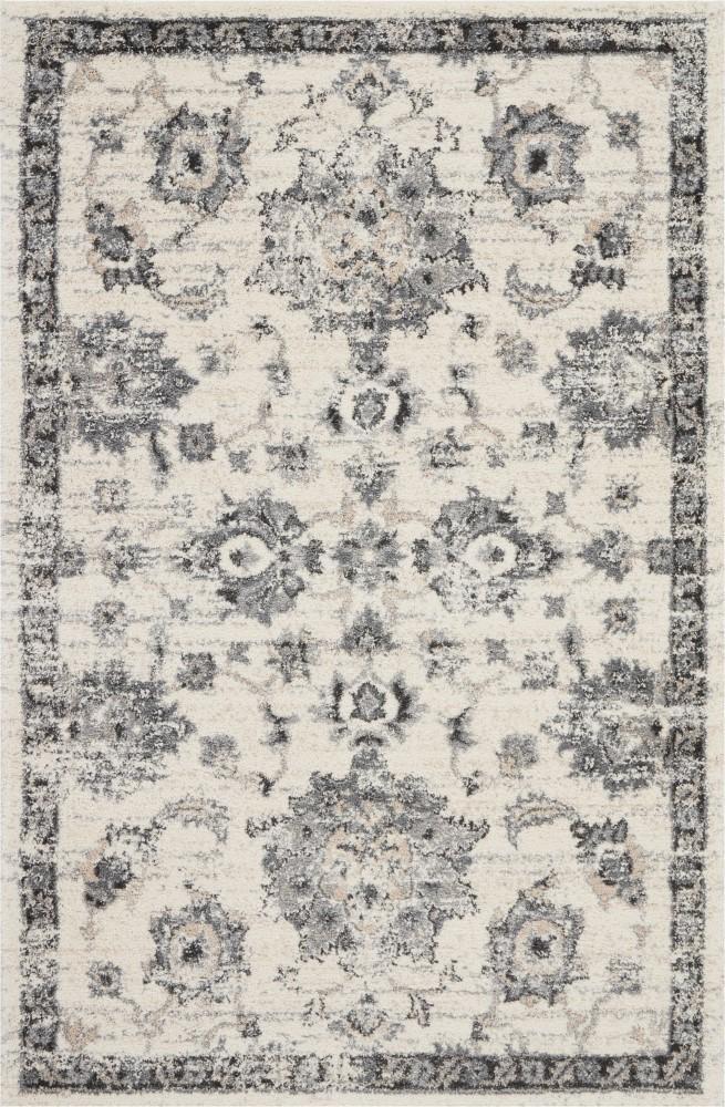 Nourison - Fusion FSS15 Cream and Bone 4x6 Vintage Area Rug - FSS15-99446425157 veiw 1