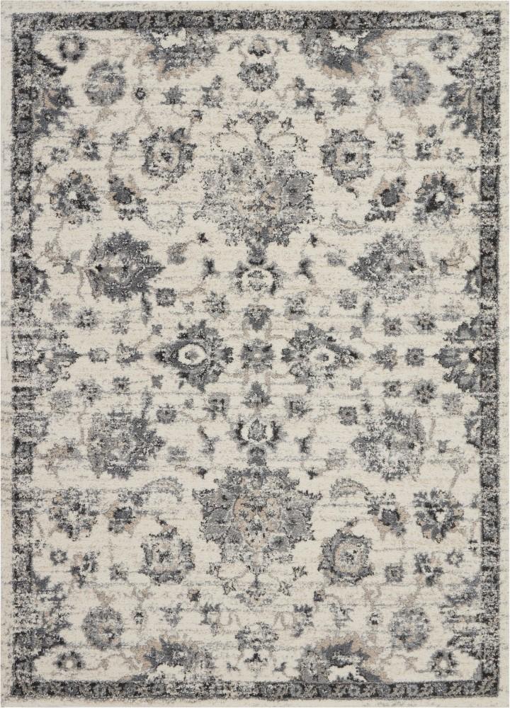 Nourison - Fusion FSS15 Cream and Bone 53in x 73in Vintage Area Rug - FSS15-99446425119 veiw 1