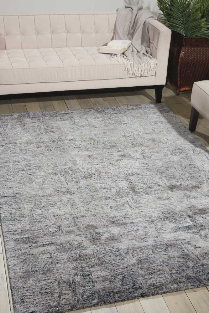 Nourison - Gemstone GEM03 Grey 39in x 59in Area Rug - GEM03-99446289278_CLOSEOUT veiw 2