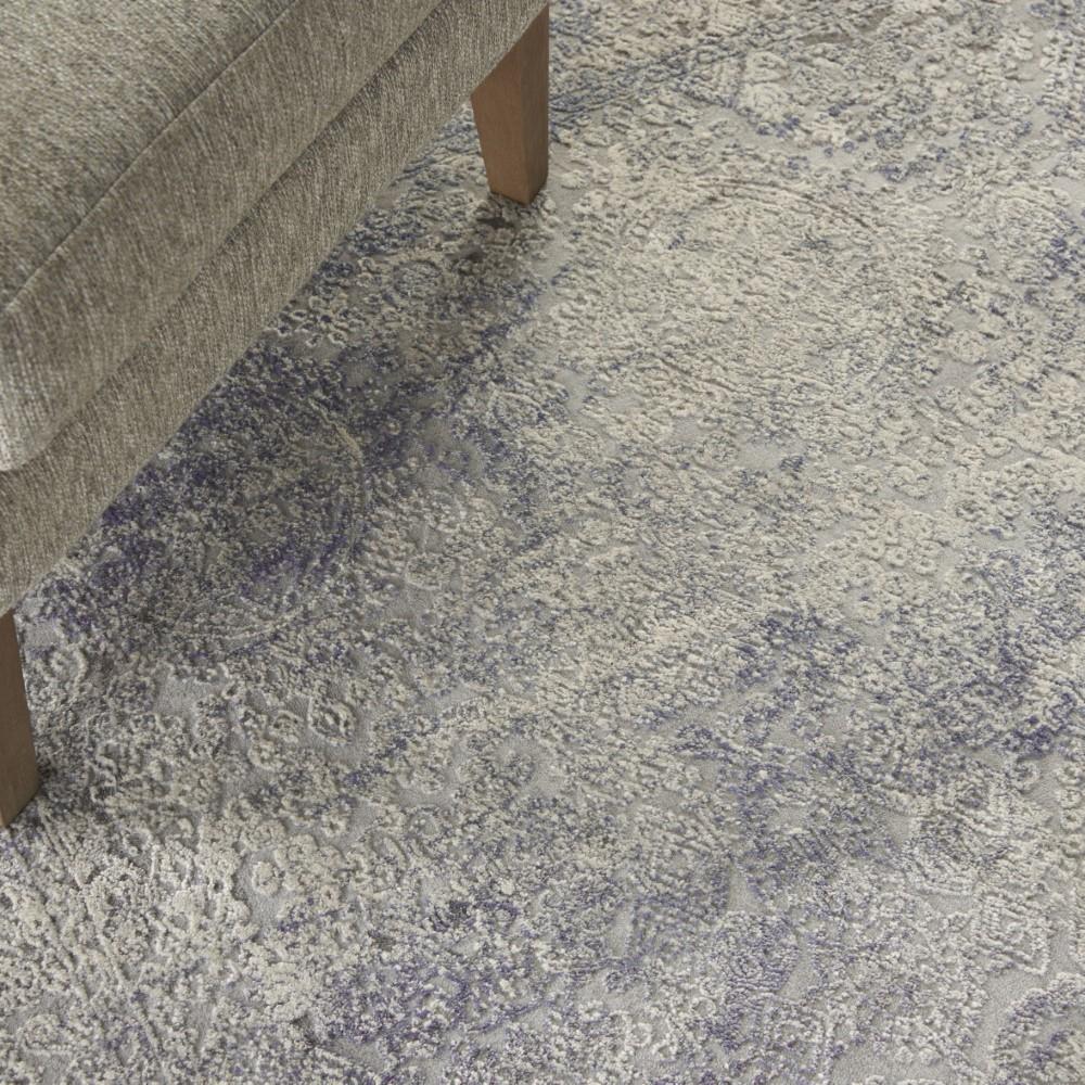 Nourison - Rustic Textures RUS09 Ivory and Slate Blue 53in x 73in Area Rug - RUS09-99446496089 veiw 3