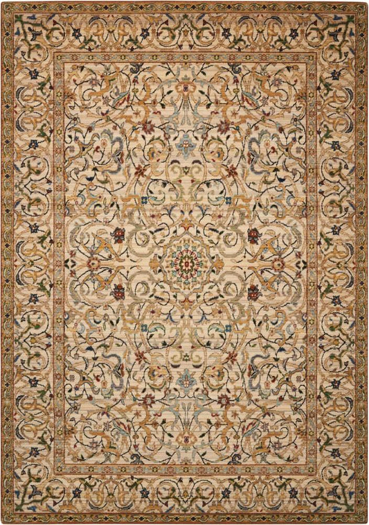 Nourison - Timeless TML16 Brown 56in x 8 Area Rug - TML16-99446274151 veiw 1