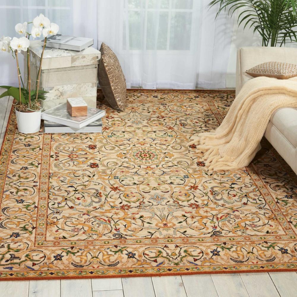 Nourison - Timeless TML16 Brown 56in x 8 Area Rug - TML16-99446274151 veiw 2