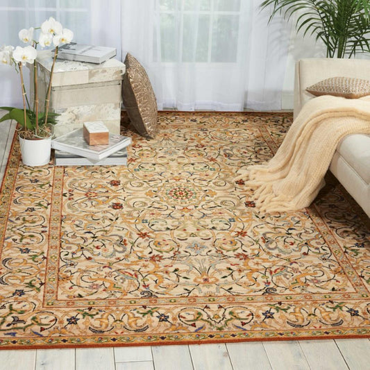 Nourison - Timeless TML16 Brown 56in x 8 Area Rug - TML16-99446274151 veiw 2