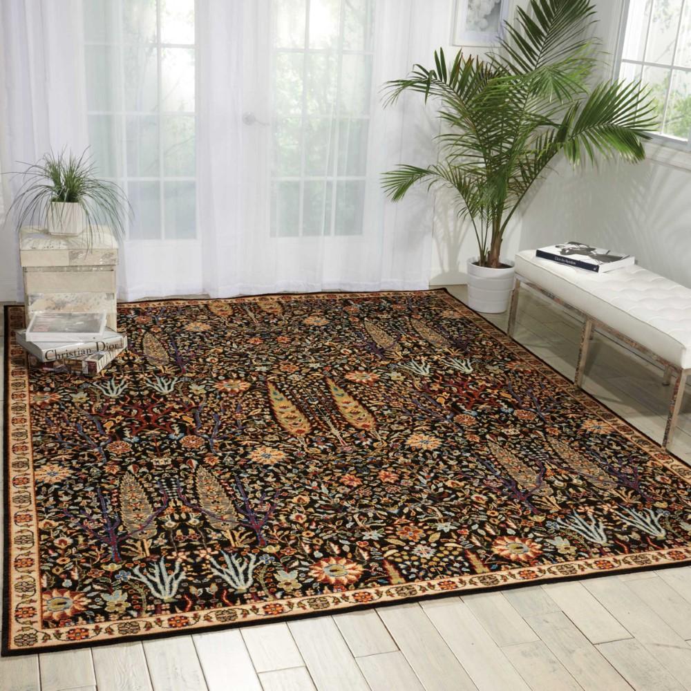 Nourison - Timeless TML18 Dark Blue 12x15 Rug - TML18-99446295743 veiw 2