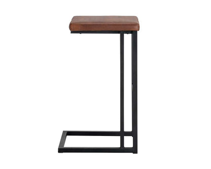 Sunpan - Boone Barstool - Black - Bravo Cognac (Set Of 2) - 104954 veiw 2