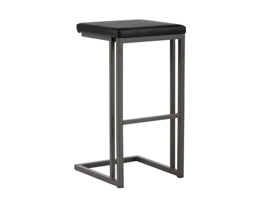 Sunpan - Boone Barstool - Grey - Onyx (Set Of 2) - 102497 veiw 1