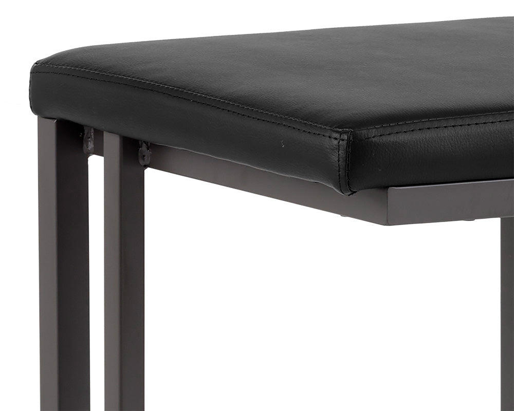 Sunpan - Boone Barstool - Grey - Onyx (Set Of 2) - 102497 view 5