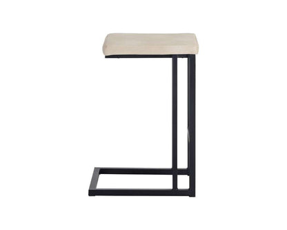 Sunpan - Boone Counter Stool - Black - Bravo Cream (Set Of 2) - 104958 veiw 2