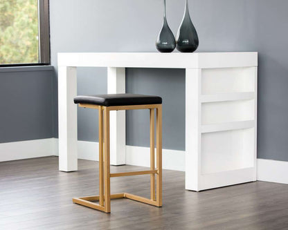 Sunpan - Boone Counter Stool - Champagne Gold - Onyx (Set Of 2) - 103644 veiw 4