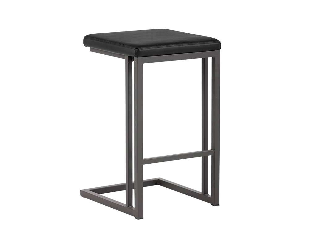 Sunpan - Boone Counter Stool - Grey - Onyx (Set Of 2) - 102498 veiw 1