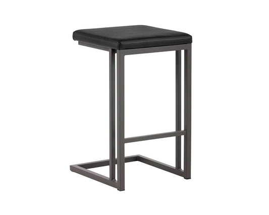 Sunpan - Boone Counter Stool - Grey - Onyx (Set Of 2) - 102498 veiw 1