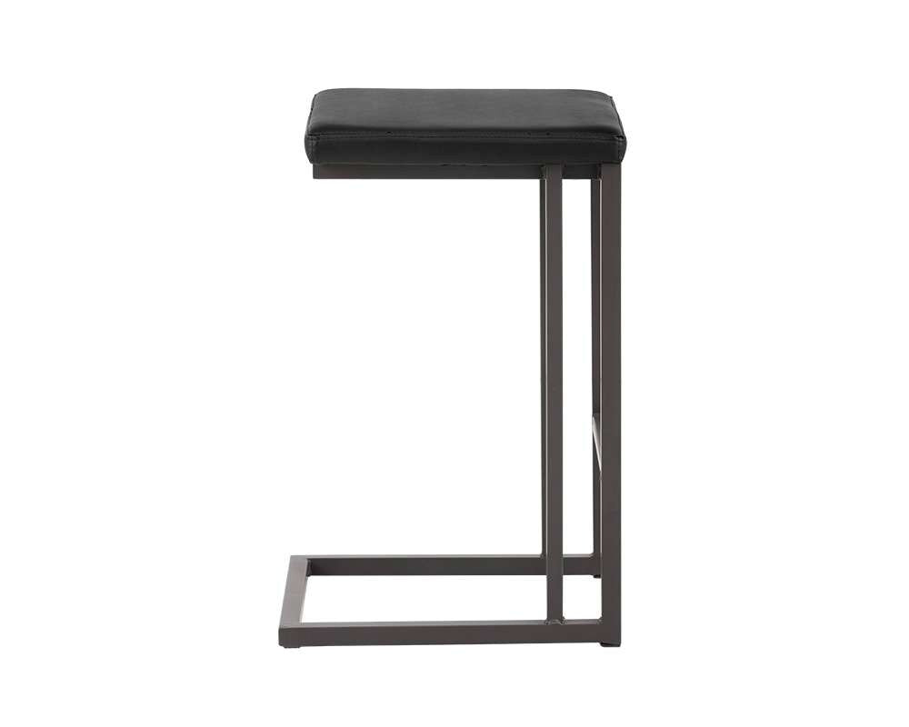 Sunpan - Boone Counter Stool - Grey - Onyx (Set Of 2) - 102498 veiw 2