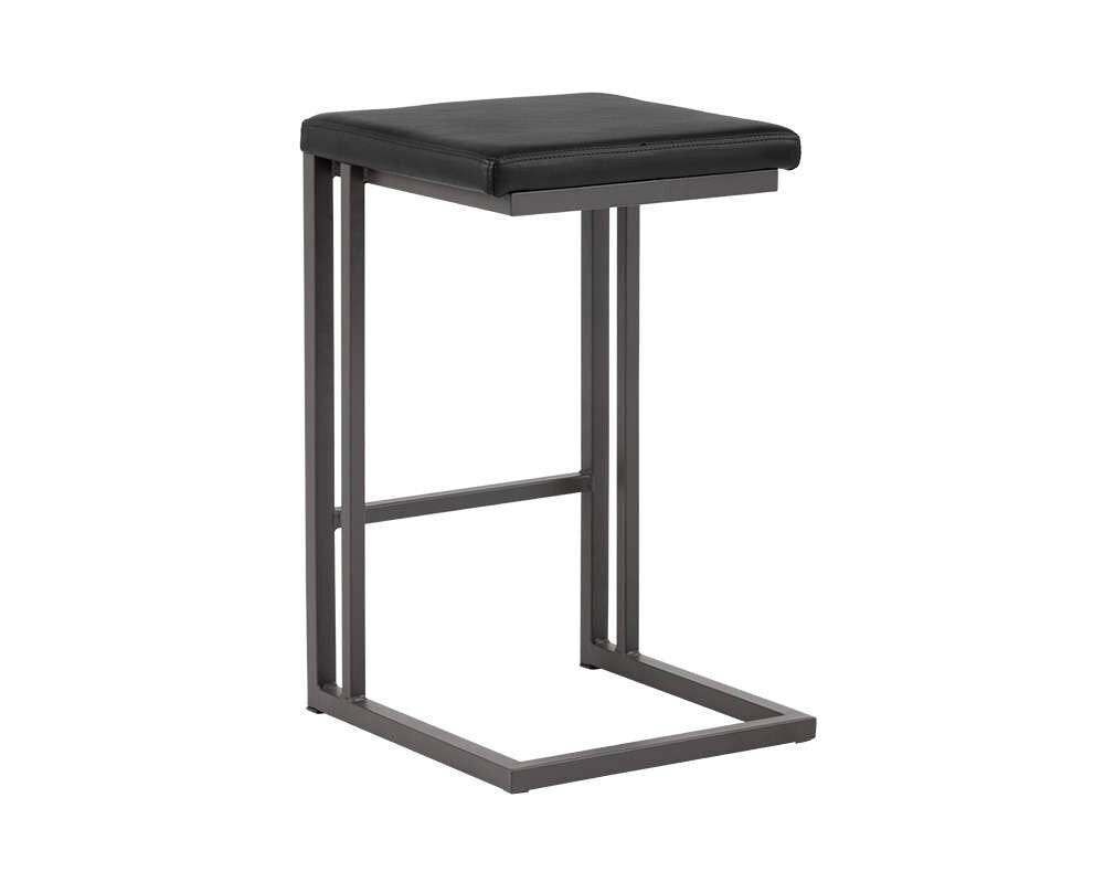 Sunpan - Boone Counter Stool - Grey - Onyx (Set Of 2) - 102498 veiw 3