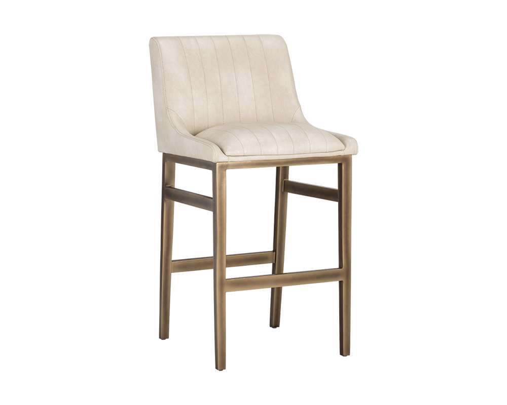 Sunpan - Irongate Halden Barstool - Bravo Cream - 104971 veiw 1