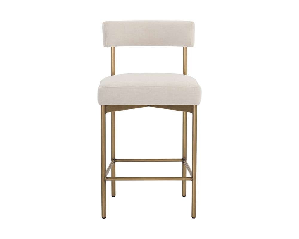 Sunpan - Seneca Counter Stool - Antique Brass - Danny Ivory - 109135 veiw 2