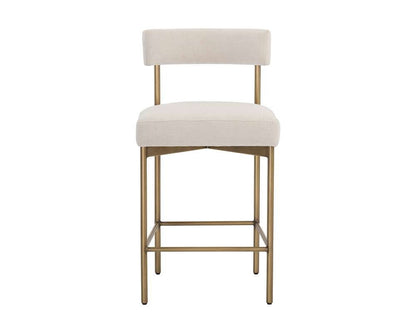 Sunpan - Seneca Counter Stool - Antique Brass - Danny Ivory - 109135 veiw 2
