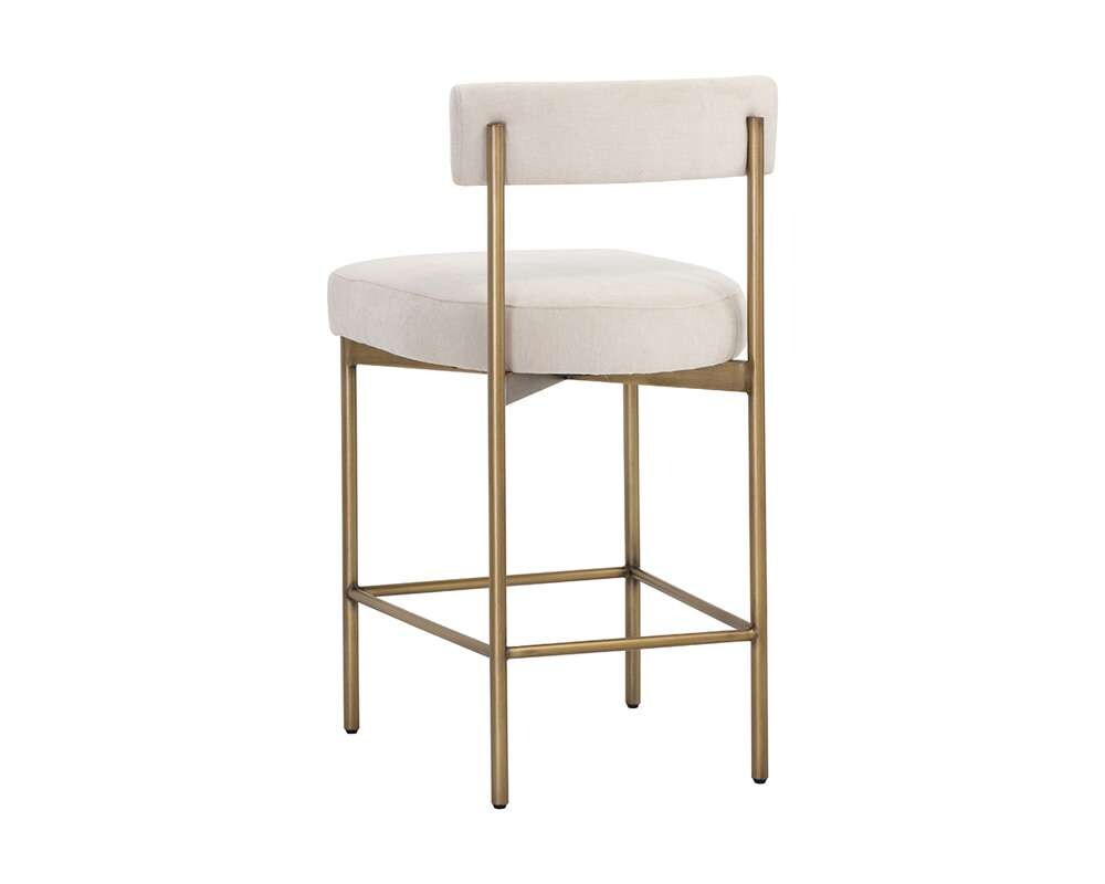 Sunpan - Seneca Counter Stool - Antique Brass - Danny Ivory - 109135 veiw 4