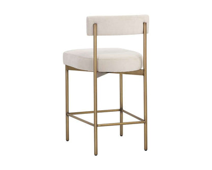 Sunpan - Seneca Counter Stool - Antique Brass - Danny Ivory - 109135 veiw 4