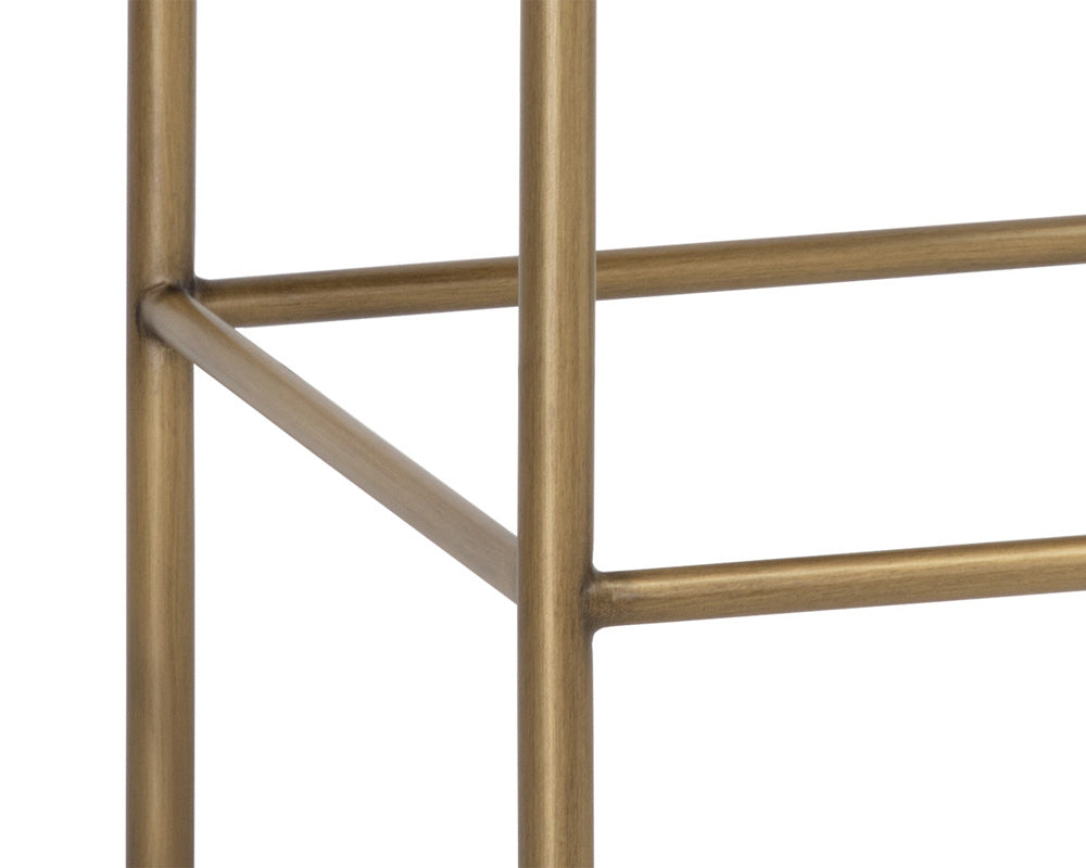 Sunpan - Seneca Counter Stool - Antique Brass - Danny Ivory - 109135 view 7
