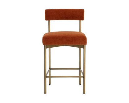 Sunpan - Seneca Counter Stool - Antique Brass - Danny Rust - 109134 veiw 2